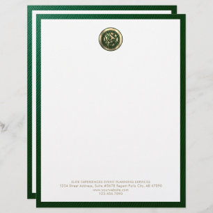 Papel Timbrado Negócios de luxo sofisticados