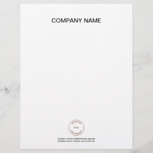 Papel Timbrado Nome da empresa Logotipo comercial Detalhes do con