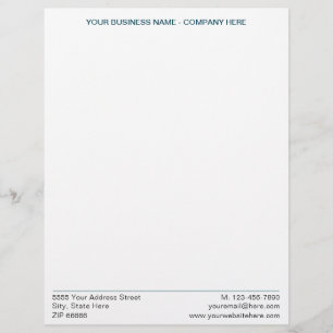 Papel Timbrado Nome da sua empresa Endereço Informações de con