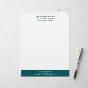 Papel Timbrado Nome do logotipo da sua empresa Endereço Cores Let