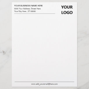 Papel Timbrado Nome Email Endereço Comercial Letterhead Modelo