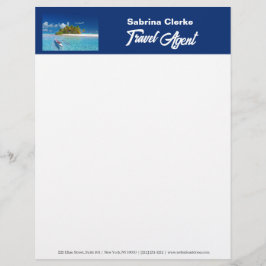 Papel Timbrado Nome personalizado da ilha de Natal