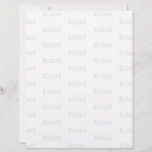 Papel Timbrado Nome Personalizado Elegante