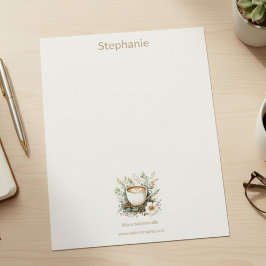 Papel Timbrado Nome Personalizado, Identificador Social e Site