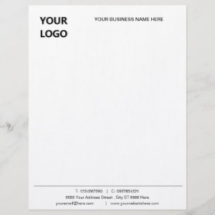 Papel Timbrado O logotipo da sua empresa e o Modelo de timbrado Q