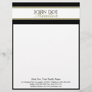 Papel Timbrado Ônibus Dourado do fósforo do roteiro do cabeçalho