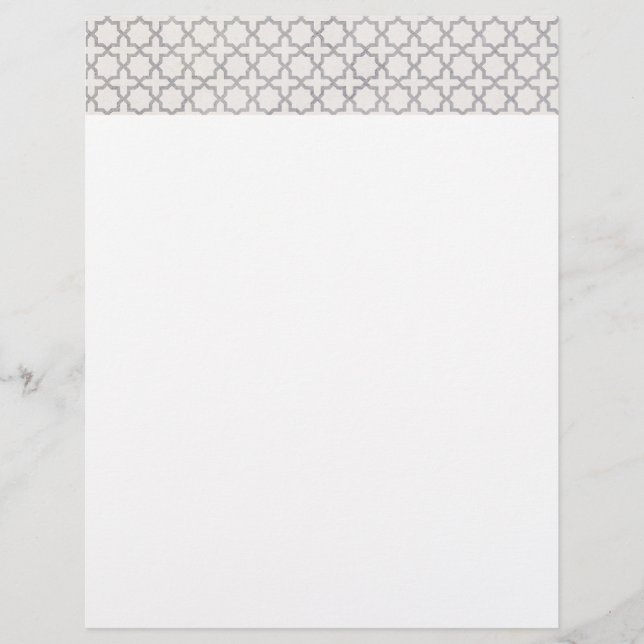 Papel Timbrado Ornamento Arabe Elegante (Frente)