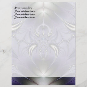 Papel Timbrado Ornamento Roxo