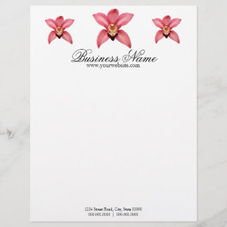 Papel Timbrado Orquídea Lettária