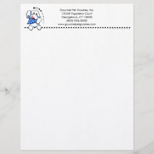 Papel Timbrado Osso Appetit dos ossos de cão! Negócio dos alime