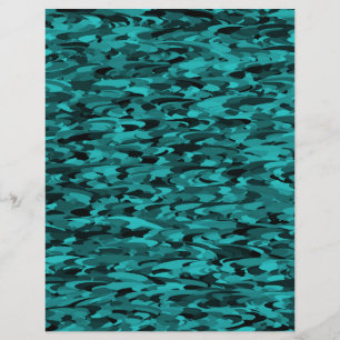 Papel Timbrado Padrão Abstrato Azul-marinho Preto