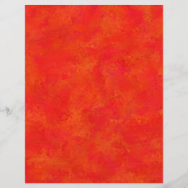 Papel Timbrado Padrão Abstrato Laranja Vermelho