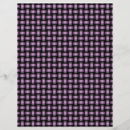 Papel Timbrado Padrão de Tecido Preto Roxo