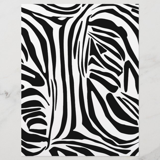 Papel Timbrado Padrão de zebra (Frente)