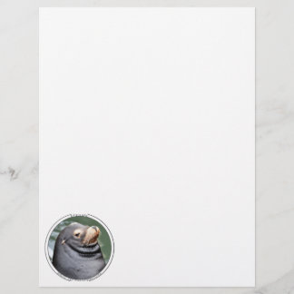 Papel Timbrado Papelaria Selo de Desaprovação 8.5x11