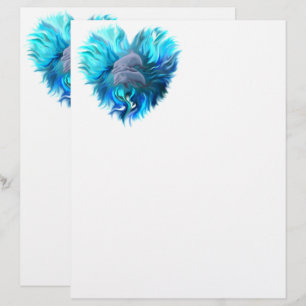 Papel Timbrado Par de golfinhos