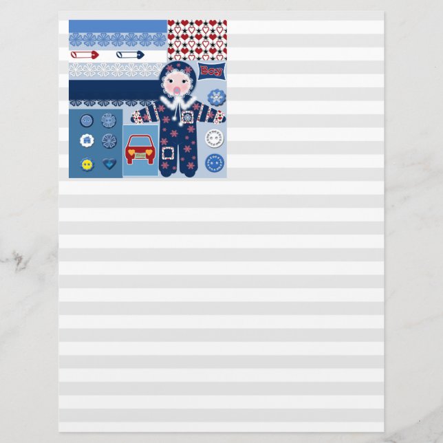 Papel Timbrado Para menino (Frente)