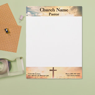 Papel Timbrado Pastor da Igreja da Cruz do Pasto do Nascer do Sen