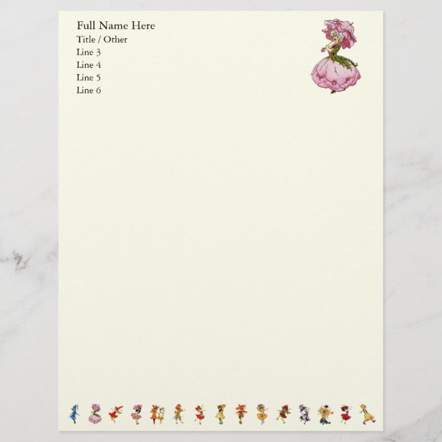 Papel Timbrado Peony (Frente)