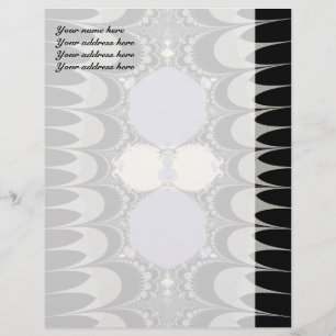Papel Timbrado Personalizado com Ornamento Dourado