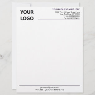 Papel Timbrado Personalizado para Negócios com Exe
