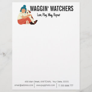 Papel Timbrado Personalizado para Sessão de Cachorro