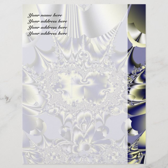 Papel Timbrado Personalizado Purple Chaos (Frente)