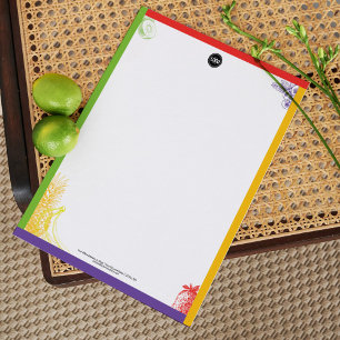 Papel Timbrado Personalizar empresa Empresa Fruta tropical