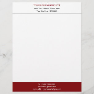 Papel Timbrado Personalizar endereço de logotipo comercial perso