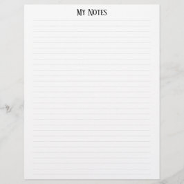 Papel Timbrado Personalizar Linhas Mínimas Mínimas Simples