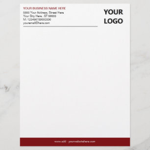 Papel Timbrado Personalizar Logotipo Personalizado de Empresa Mod