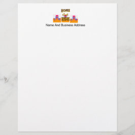 Papel Timbrado Personalizar o Home Sweet Home Imóveis