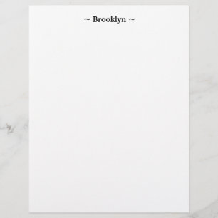 Papel Timbrado personalizar o nome da alteração texto branco pr