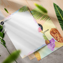 Personalizar o tema do sorvete de cor d'água artís