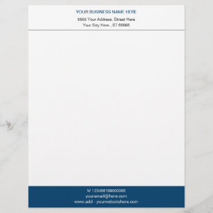 Papel Timbrado Personalizar o timbrado personalizado da sua cor