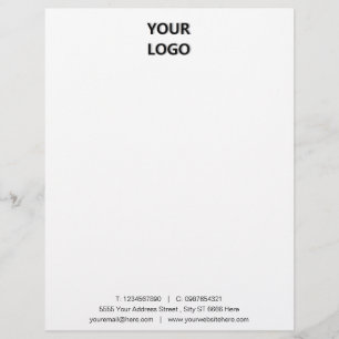 Papel Timbrado Personalize o Letterhead Personalizado da Sua Empr