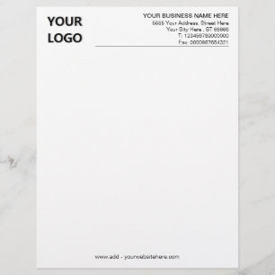 Papel Timbrado Personalize o título da sua empresa com o logotipo
