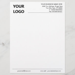 Papel Timbrado Personalize seu escritório Letterhead com logotipo