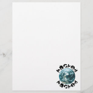 Papel Timbrado Planeta Hackeado Terra