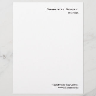 Papel Timbrado Planilha profissional moderna minimalista