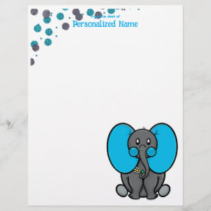 Papel Timbrado Pontos de telefone da cinta sem linhas