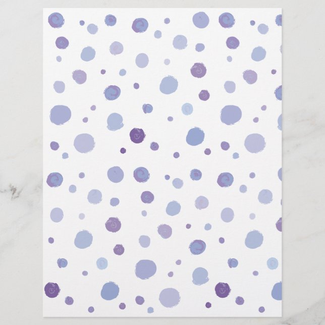 Papel Timbrado pontos pintados à mão (Frente)