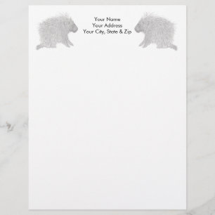Papel Timbrado Porcupine