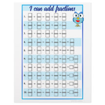 Posso adicionar e subtrair Modelos de Frações