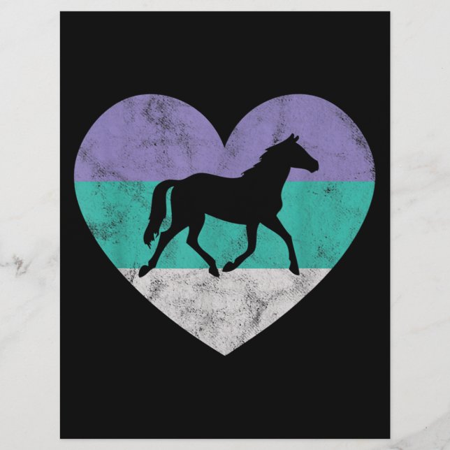Papel Timbrado Presente De Cavalo Para Mulheres E Raparigas (Frente)