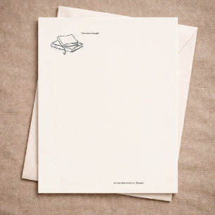 Papel Timbrado Presente de Diário de Escrita de Solidão de Introv