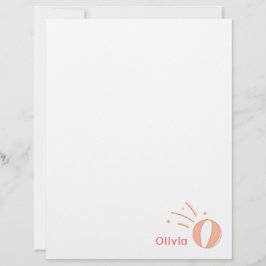 Papel Timbrado Presente Personalizado de Nome Personalizado para 