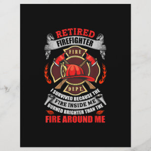 Papel Timbrado Presentes De Aposentadoria De Bombeiro Para Homens