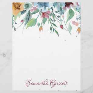 Papel Timbrado Primavera Florals