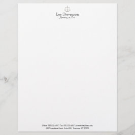 Papel Timbrado Procurador-Geral da Lei Letterhead